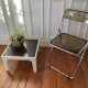 Plexiglass folding chair