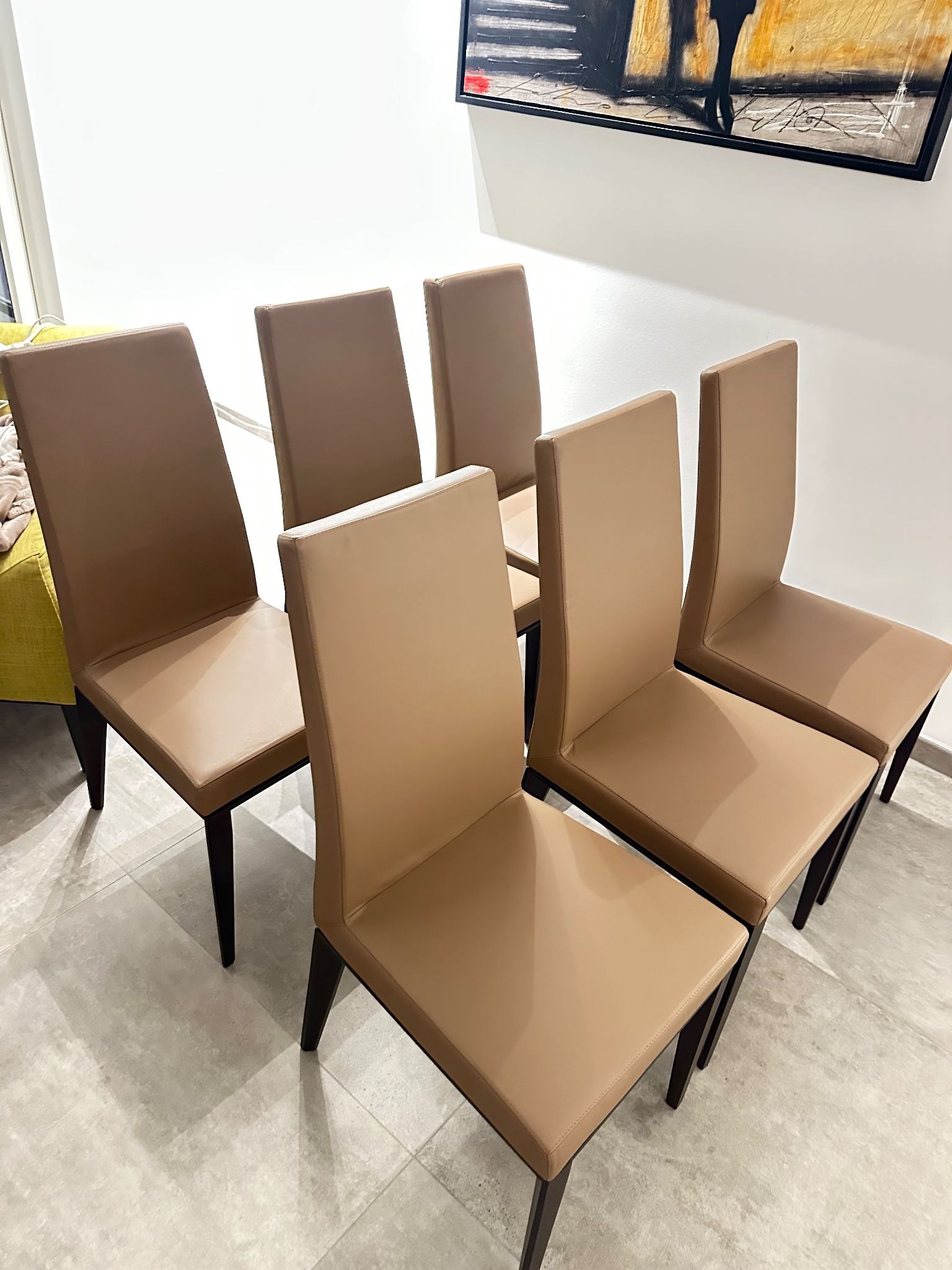 Sérieux de 6 chaises Calligaris