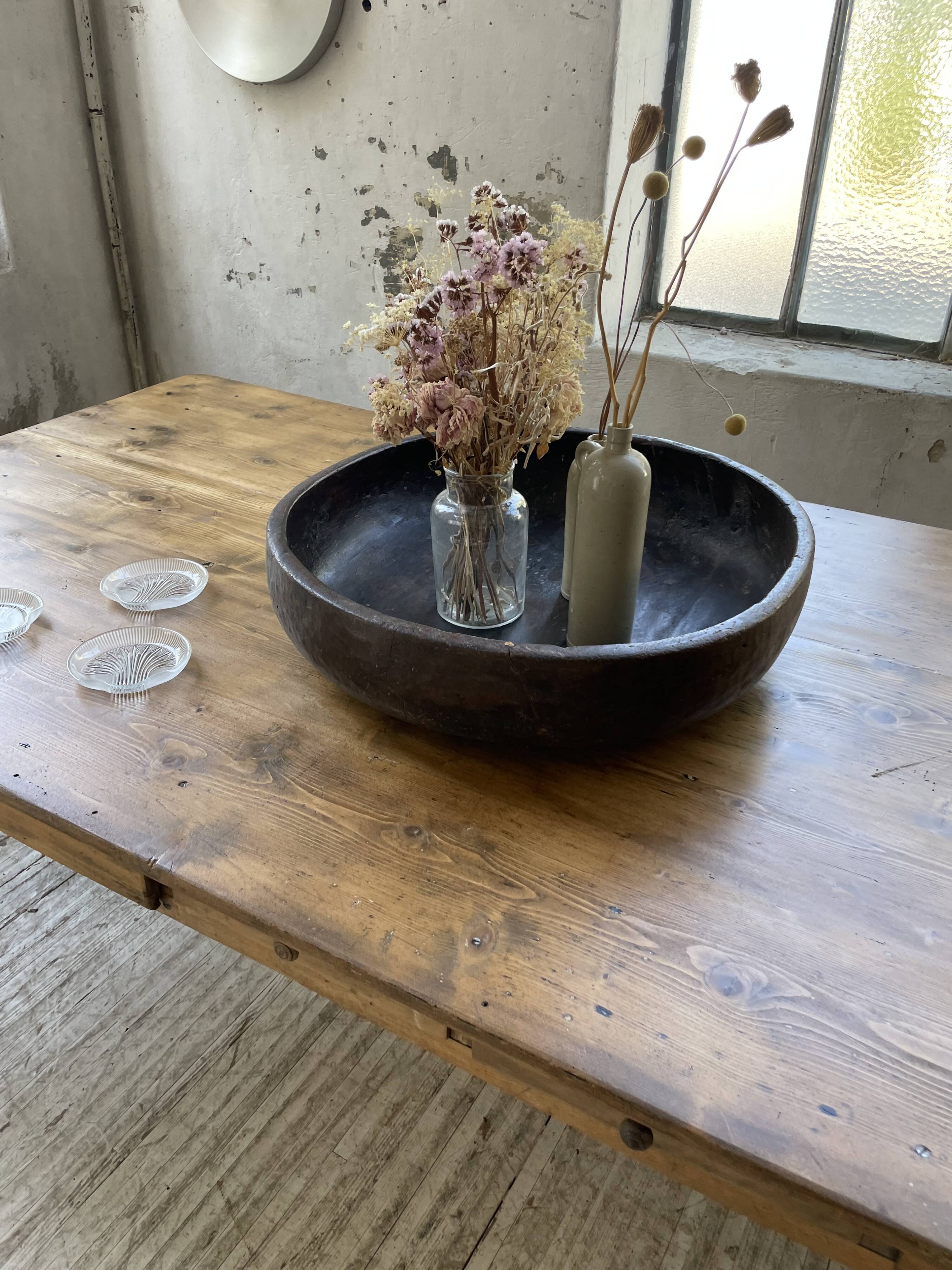Plat en bois berbère XXL