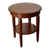 Round side table