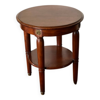 Round side table