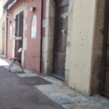 Old mirror gilded wood late nineteenth