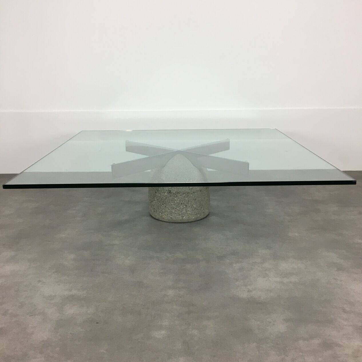 Paracarro coffee table by Giovanni Offredi for Saporiti, Italy 1970.