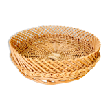 Antique rattan core basket