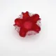 Barovier Toso Murano 1950 Ruby Red Pocket Bowl
