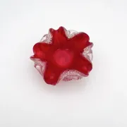 Coupe Vide-Poches Barovier Toso Murano 1950 Rouge Rubis