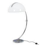 Chromed metal floor lamp. 1970s