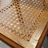 Pair of old caned chairs