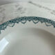 Set of 3 deep plates in ironstone LG Récamier
