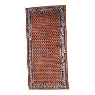 Tapis Vintage Indo-Seraband en Laine, Années 1980, Design Traditionnel