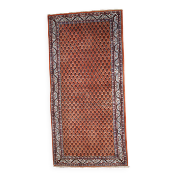 Tapis Vintage Indo-Seraband en Laine, Années 1980, Design Traditionnel