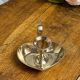 Brass heart candle holder