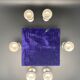 Strong silver alcohol cups in original velvet box