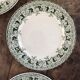 3 "Murier" ironstone dessert plates from Saint Amand and Hamage