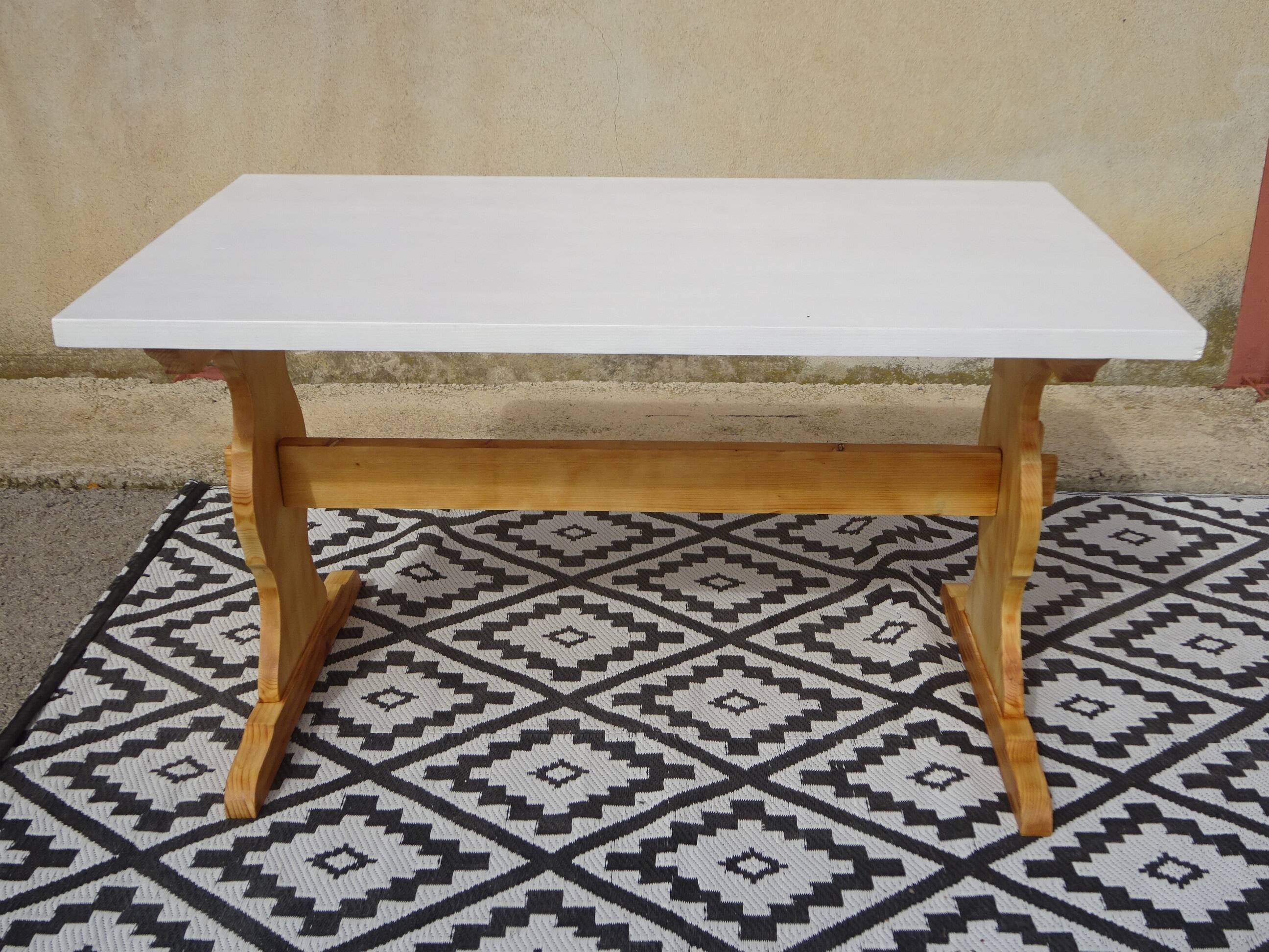 Wooden monastery table