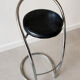 Pair of vintage chrome Effezeta bar stools – Italian design year