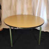 Yellow formica coffee table 1970