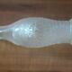 Thick duck-shaped glass carafe