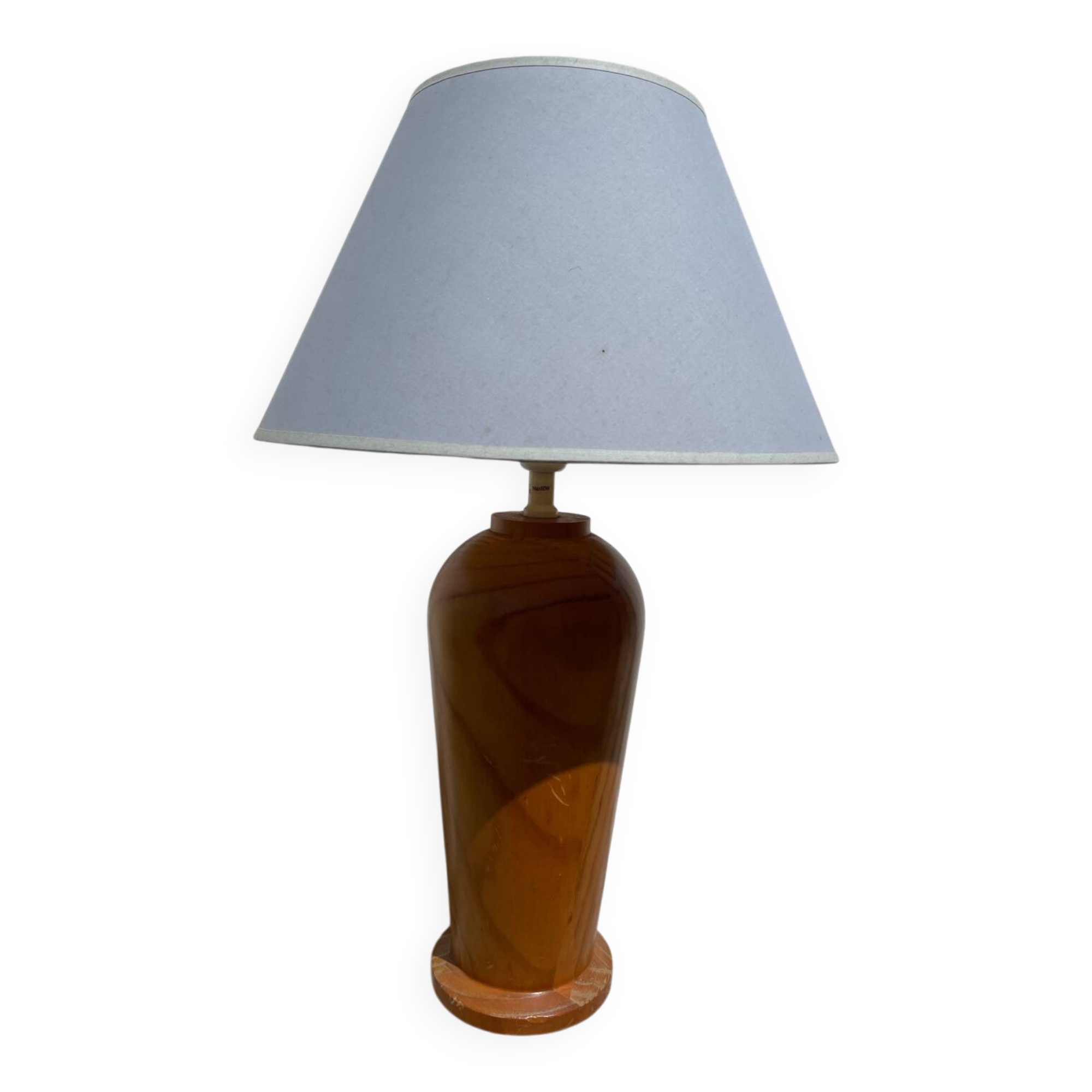 Large wooden lamp from IKEA, vintage design, 1980s
