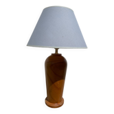 Large wooden lamp from IKEA, vintage design, 1980s