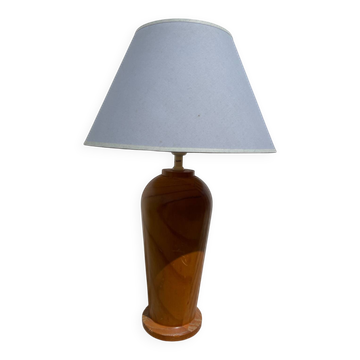 Grande lampe en bois design IKEA vintage 1980