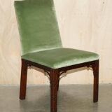 Pair of finely carved Victorian Thomas Chippendale accent chairs.