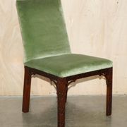 Paire de chaises d'appoint victorien Thomas Chippendale finement sculptées