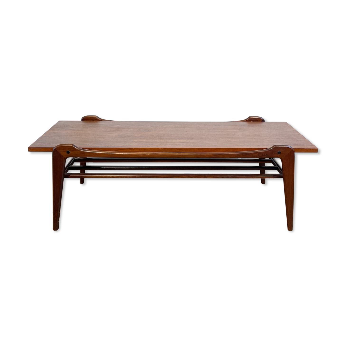 Scandinavian coffee table compass legs