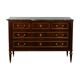 Commode Louis XVI des années 1830 avec dessus en marbre