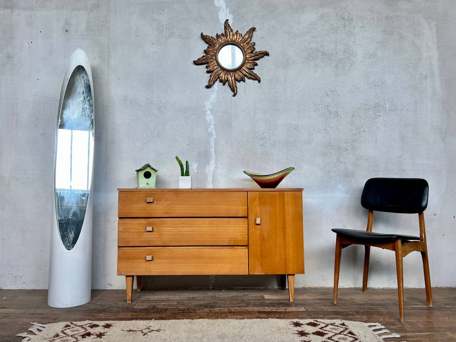 Vintage Scandinavian sideboard