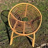 Fauteuil enfant en rotin