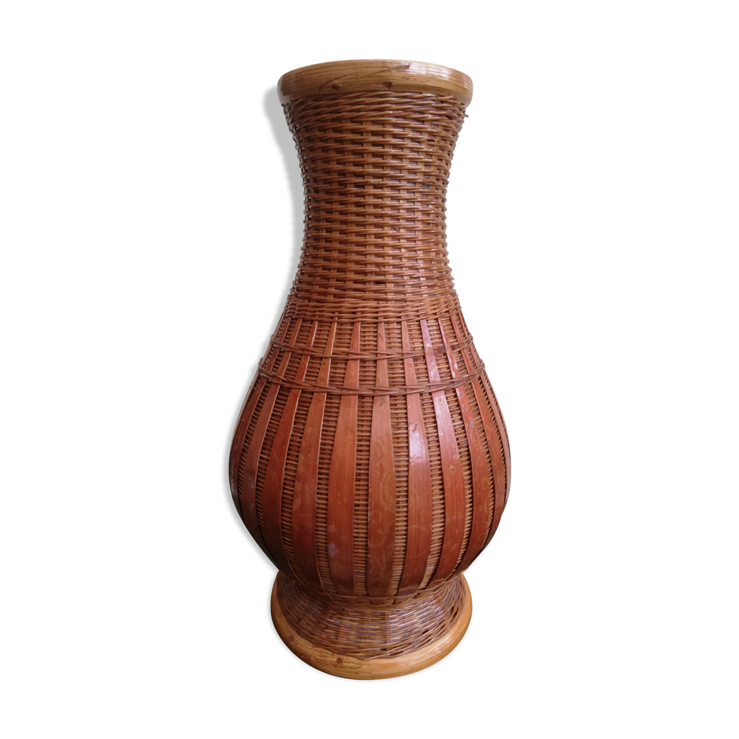 Rattan vase