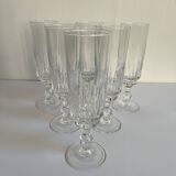 Vintage champagne flutes
