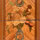 Transitional style commode in marquetry