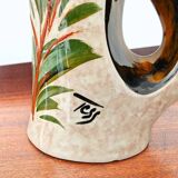 Vintage Vallauris Vase Atelier Tess - Handcrafted Thistle Decor