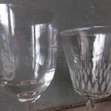 Set of 5 antique mismatched glasses