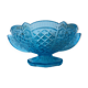 Blue glass fruit cup