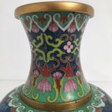 Ceramic vase with vintage pattern