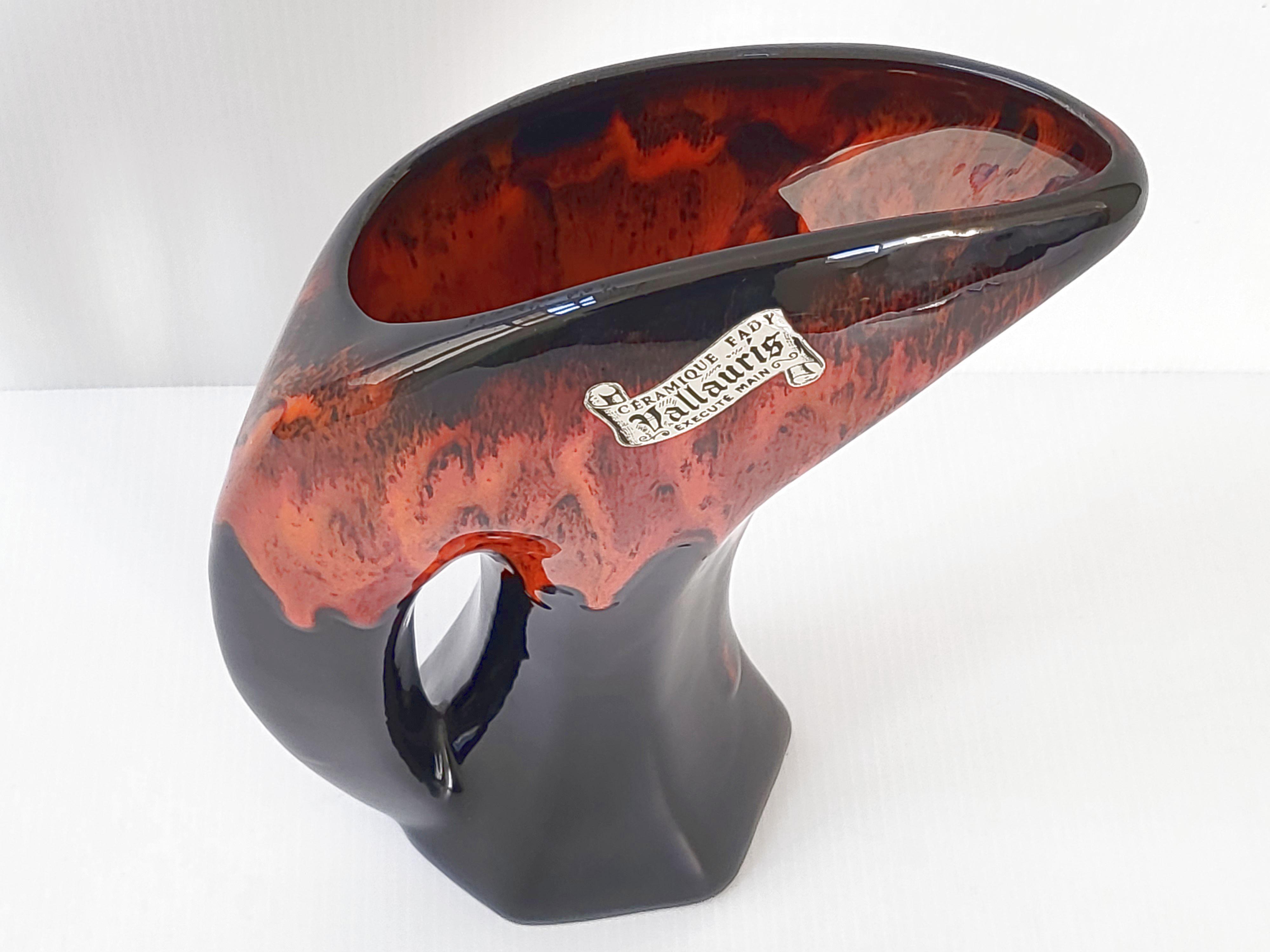 Vintage Vallauris Fady vase