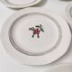 6 Sarreguemines earthenware dessert plate with flowers, Armelle model