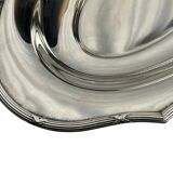 Tableware, silver-plated metal bread basket, 20th century