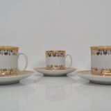Set Porcelain for tea or coffee,Carlsbad porcealin by company Epiag D.F.,Circa 1960'S.