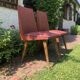 Pair of vintage chairs/compass feet