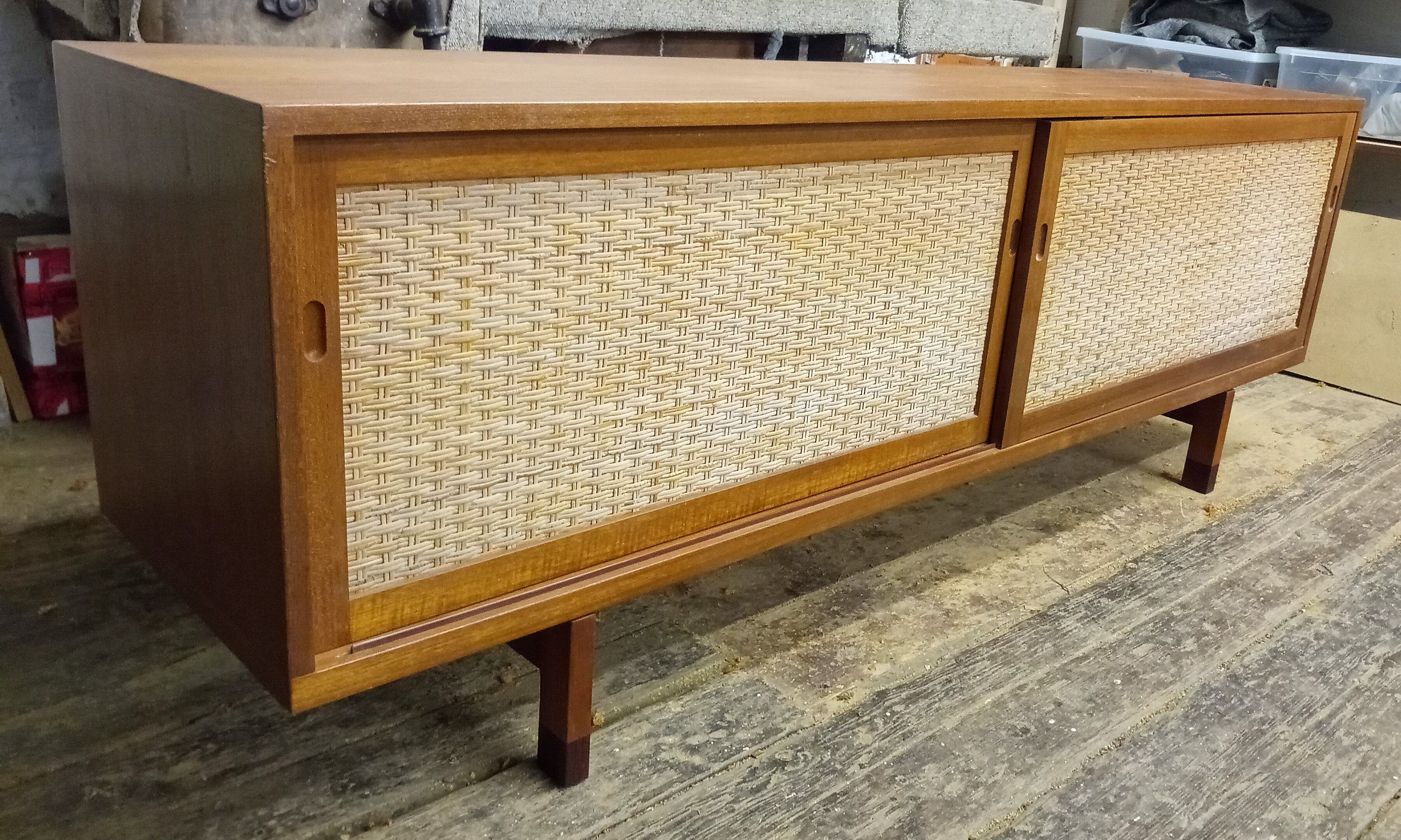 Rare sideboard by Hans Wegner for Ry Möbler, RY-26 in teak