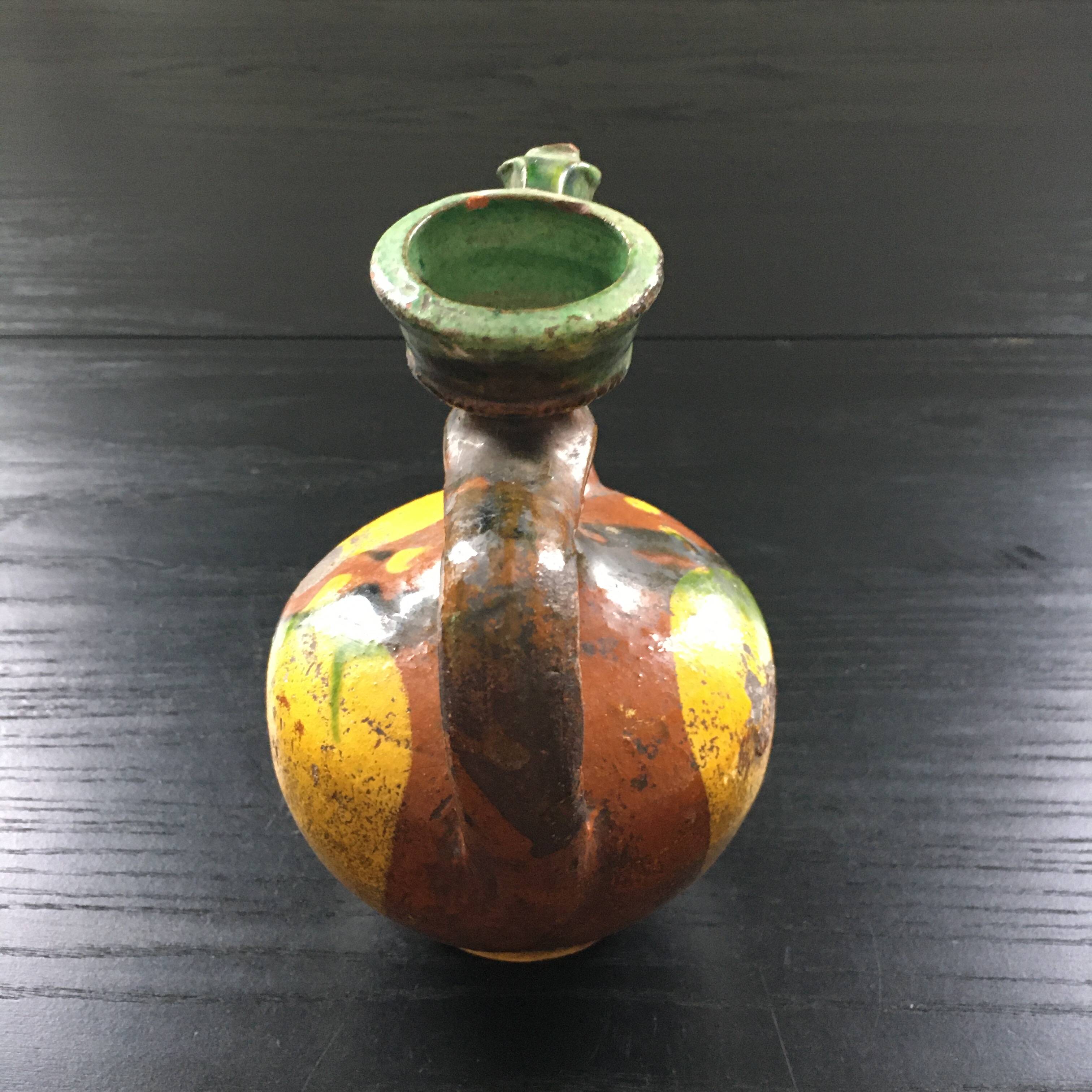 Multicolored ethnic jug