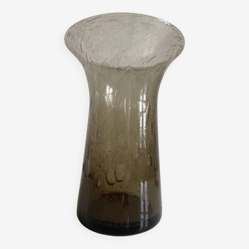 Vase en verre bulles