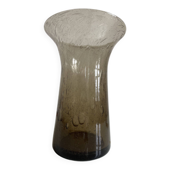 Vase en verre bulles