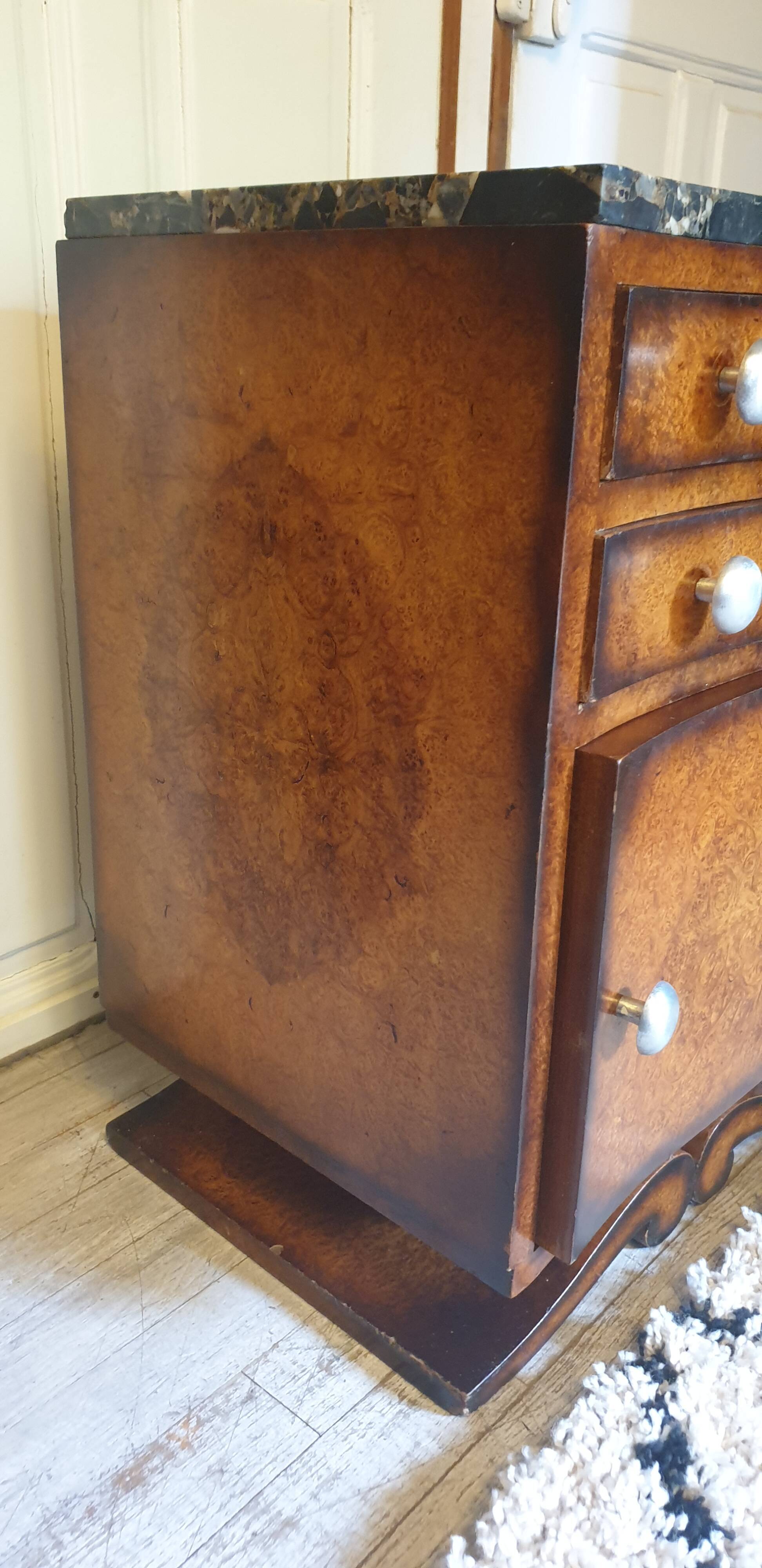 Art deco bedside table