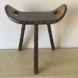 Brutalist tripod stool
