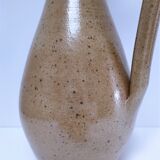 Pitcher sandstone pyrite ochre tone 70s height 40.5 cm